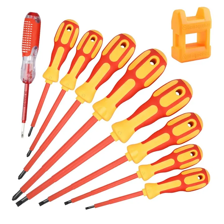 9%20Piece%201000V%20Insulated%20Electrician%20Screwdrivers%20Set%20with%20Magnetic%20Tips%20and%201%20Test%20Pen%20Electrical%20Screwdriver%20Set%20-%20Image%204