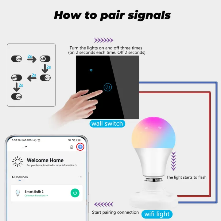 SMATRUL%20Smart%20Light%20Bulb%20Dimmable%20RGB%20Bulb%20Timer%20Control%20LED%20Work%20for%20Alexa/Google%20Home,E27%20-%20Image%208