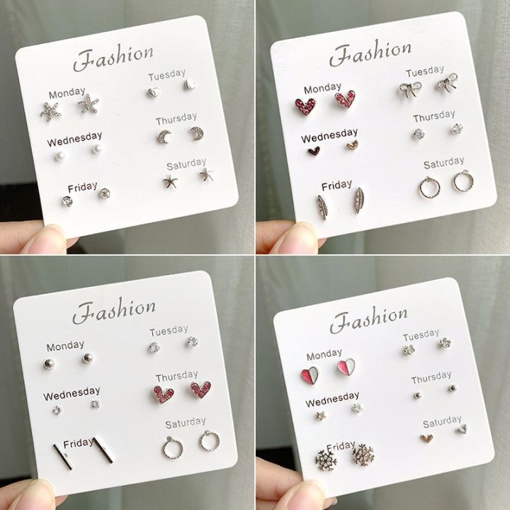 Simple%20Design%20One%20Week%20Earring%20Sets%20Ear%20Studs%20for%20Women%20Girls%20-%20Image%205