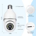 Bulb Smart WiFi PTZ 1080P Full HD CCTV Camera V380 Pro Home Security Wireless Camera 360° View Rotatable Night Vision, Two Way Audio , Motion Detection, SD Card Slot. 