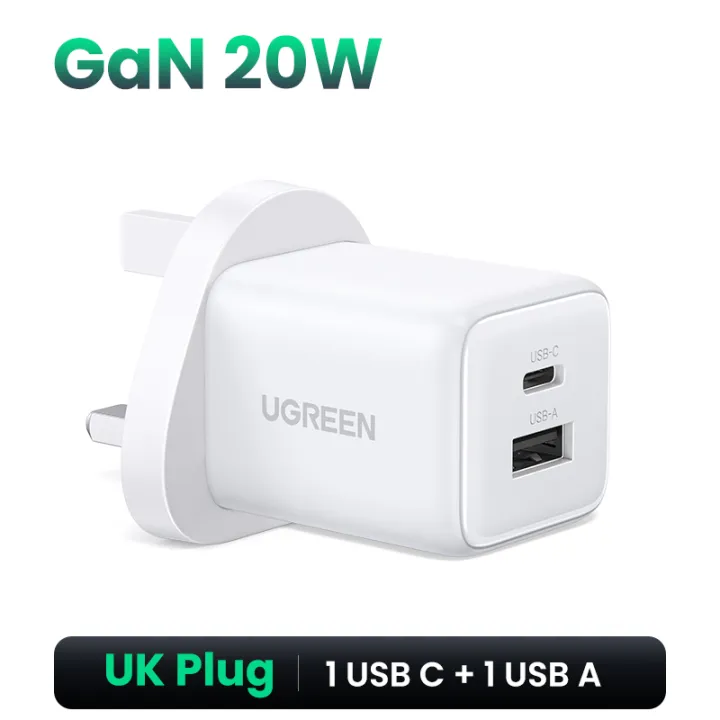 UGREEN%2020W%20GaN%20Fast%20Wall%20Charger%201%20USB%20C%201%20USB%20A%20Port%20Charger%20with%20QC%20Portable%20for%20iPhone%2017%2016%2015%20Pro%20Max%20iPhone%2016%2015%20Plus%20iPad%20Pro%20Samsung%20S25%20Ultra%20S24%20Huawei%20Mate%2060%20Xiaomi%2014%20-%20Image%209