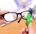 Portable Glasses Cleaning Mini Eyeglass Wiper Rub Two-side Glasses Brush Microfiber Spectacles Cleaner Cleaning Tools Super Soft Glasses Wipe Eyeglass Cleaner Brush Screen Rub. 