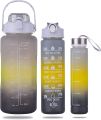 Affordable 3-in-1 Colourful Water Bottle Set (2000ml, 800ml, 300ml) - Best Water Bottle Price in Sri Lanka. 