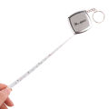 2 Meters Pocket Portable Gift Cute Mini Steel Tape Measure Key Ring Hand Tool MLK. 