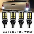 4Pcs Bright White Canbus LED Bulb for Car Backup Reverse Lights 912 921 T15 W16W. 