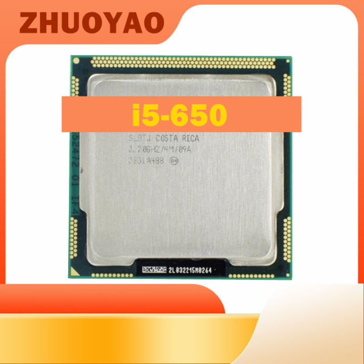 Core i5-650 Processor i5 650 3.2 GHz 4MB Cache Socket LGA1156 32nm 73W Desktop CPU scrattered pieces