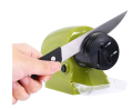 Swifty Sharp Cordless Motorized Knife Blade Sharpener Green Swift Sharp Smart Blade Knife Sharpener. 