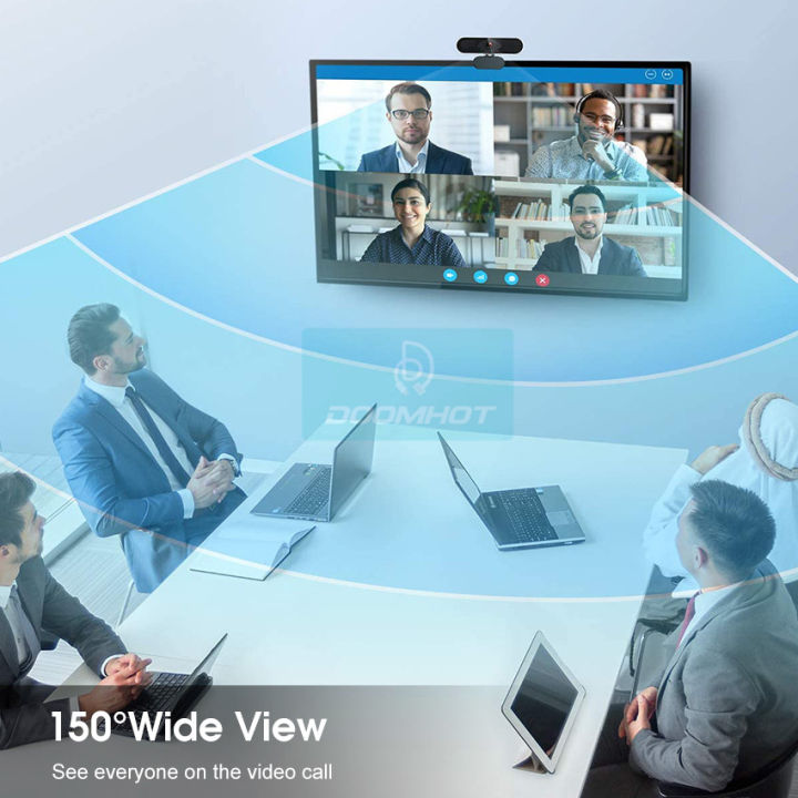 DoomHot%20Webcam%202K%20HD%20Webcam%20Autofocus%20Web%20Camera%20150%C2%B0%20Widescreen%20Camera%20PC%20Laptop%20Webcam%20USB%20Webcam%20Plug%20and%20playWith%20Microphone%20For%20Video%20Conferencing%20Teaching%20Streaming%20Gaming%20-%20Image%207