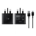 SAMSUNG 15W Travel Adapter EP-TA200 Adaptive Fast Charging with USB Type-C Cable. 