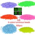 24/48/36 colors box set hama beads 5mm perler Kids 3D puzzles toys fuse beads pegboard sheets paper. 