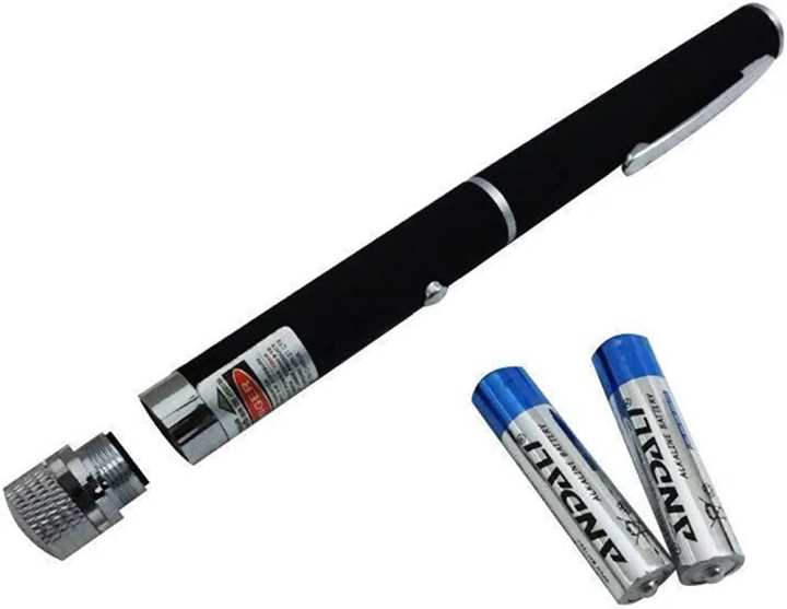 High-Power Green Laser Pointer for Presentations and Office Use, Long Range Laser Pointer Pen with USB Rechargeable Battery, 2000 Metres Beam Distance - Ideal for Hiking, Cat Toys, and More