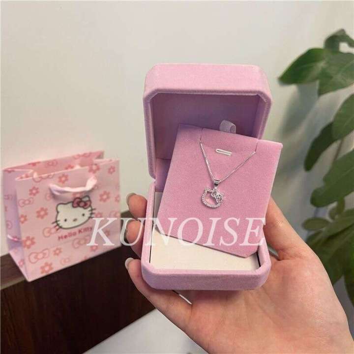 KUNOISE%20Birthday%20Kitty%20Girls%20Sweet%20and%20Cute%20Pendant%20Clavicle%20Necklace%20Send%20Girlfriend%20Gift%20-%20Image%204
