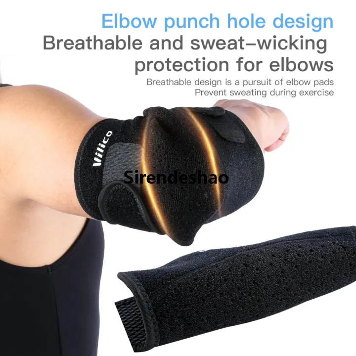 Sirendeshao%201PC%20Sports%20Neoprene%20Compression%20Sleeve%20Elbow%20Brace%20Wrap%20For%20Tendonitis%20Bursitis%20Arm%20Support%20Epicondylitis%20Elbow%20Protector%20Portable%20-%20Image%202