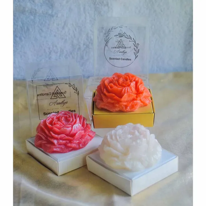 Pink%20Rose%20Flower%20Scented%20Candle%20With%20Box%20-%20Image%202
