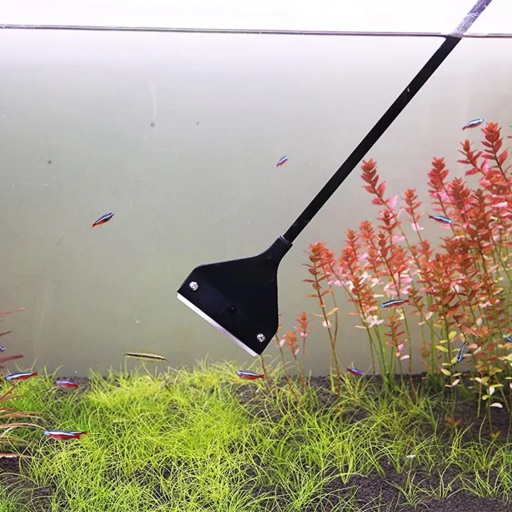 Aquarium%20Algae%20Scraper%20Fish%20Tank%20Cleaner%20Maintenance%20Glass%20Cleaner%20Scraper%20with%20Extension%20Rod%20and%2010%20Blades%20-%20Image%204