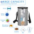 Dog Training Bag with Side Bag Zipper Closure Outdoor Traveling Pets Snack Bag. 