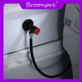 BROONPRE  SUS304 Stainless Steel Black Paint Angle Valve for Kitchen Bathroom Toilet Cold and Hot Water Stop Valve. 