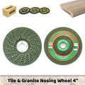 Tile & Granite Nosing wheel New Longer  soft touch grinding green wheel for ceramic and granite works. 