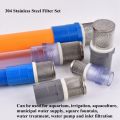 20~50mm 304 Stainless Filter + PVC/UPVC Set Aquarium Water Pump Inlet Filter Garden. 