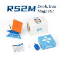 MoYu RS2M 2x2 Magnetic Magic Cube 2x2x2 RS2M Evolution Speed Cube Professional Speed Puzzle Children's Fidget Toys. 
