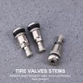 10pcs Bolt-in Tire Valves Stems Stainless Steel Tubeless Wheel Tyre Valves Stems. 