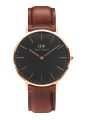 Daniel Wellington Classic Luxury Watch - Black Dial. 