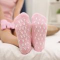 Silicone Heel Socks Gel Socks for moisturizing Spa Gel Socks Foot Lotion Socks Ladies Booties Spa Soften Socks Moisturizing Sock Socks for Women Repair Socks feet Miss. 