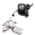CWCOCO 36V-60V 25A 6 Tube Controller Universal Controller With DAMAO 36V-72V Adjustable Meter LCD Instrument Accelerator. 