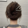 Korean Style Hair Pins Fashionable Alloy Hair Accessories  Design U shaped Pins for Women Girls Styling Accessories Gifts. 