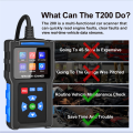 T200 OBD2 Scanner Vehicle Code Reader Scanner Diagnostic Tools Read and Display Data for Universal Cars. 