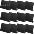 Mini L-shaped Desktop Sign Price Tag Holder Small Chalkboard Plastic Party Desktop Display Food Display Stand Message Board Sign. 