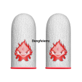 Dengfeierru Captain Chicken Ghost Fire Finger Set PUBG Mobile Game Breathable New style Gaming Controller Touch Screen Luminous Gaming Thumb Glove One. 