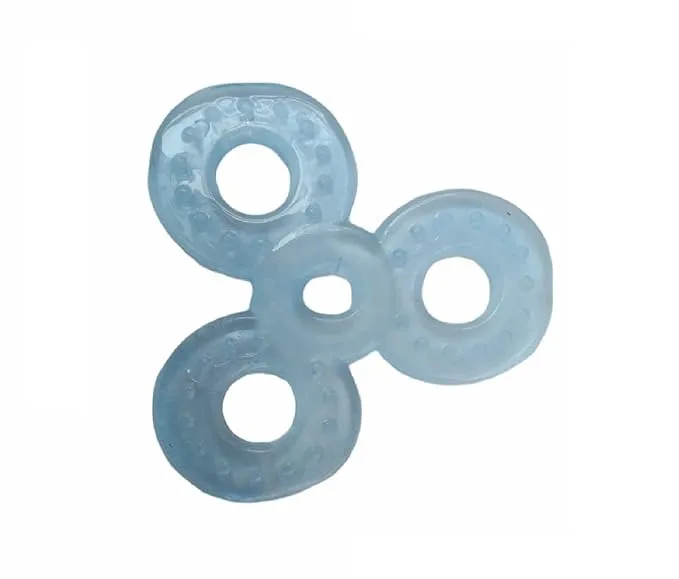 Teether Card FZ3 | Silicone Baby Teether| Multicolour | Different Shapes | Blackkito