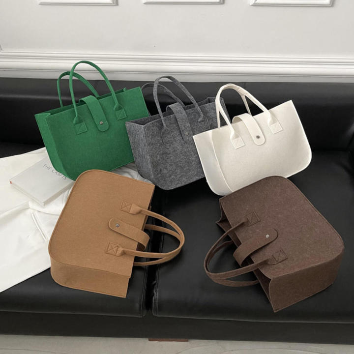 Versatile Tote Bag For Travel And Shopping Stylish Women's Handbag For Winter Large Capacity Handbag For Women Solid Color Travel Purse Fashion Winter Tote Bag