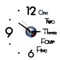 3D Mirror Wall Clock Modern Design Creative Acrylic Quartz Wall Clocks Stickers SEVICH. 