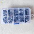 50 Pieces Fishing Rod Guides Set 10 Sizes Top for Rod Rebuilding. 