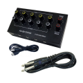 5-Channel Audio Mixer Portable Mini Microphone Extender Mixing Console with Reverb Type-C Rechargeable B. 