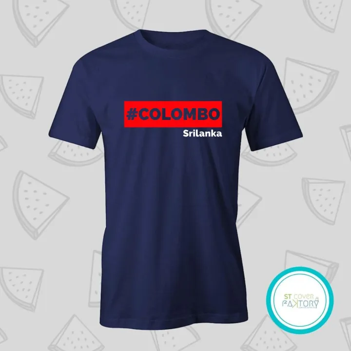 colombo blue Tshirt  unisex  men  women  tees  designer tees  crew neck  silver white  red  blue  black