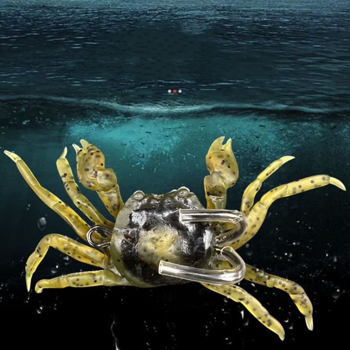 2PCS%20Durable%20Silicone%20Simulation%20Rubber%20Crab%20Soft%20With%20Double%20Hook%20Sea%20Fishing%20Bait%20Brown%20Green%20Orange%20Fishing%20Lures%20Fishing%20-%20Image%208