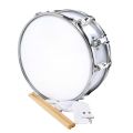 Maxtone School Marching Band Instruments Full Set 24'' Bass Drum, 2pcs 14'' Side Drum, 14'' Cymbal pair, 60'' Leader Mace Silver Colour maxtone 24 inch bass drum 14 inch side drum 14 inch maxtone cymbal 60 inch 5 feet leader mace. 