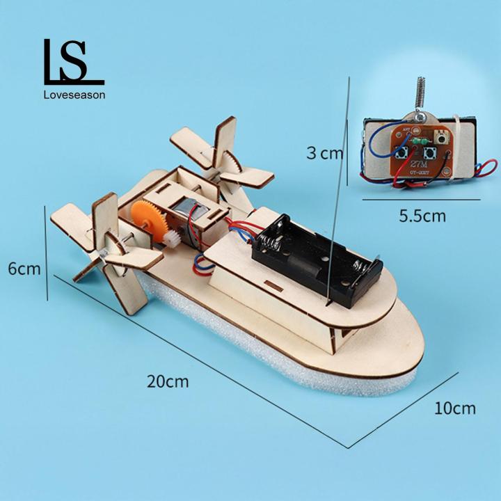 Rc Ship Building Crafts Kit Diy Remote Control Boat Model Kit ...