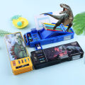 Transformer Stationery Box Boy Elementary School Student Password Lock Automatic Pencil Box Large Capacity Cartoon Multifunctional Pencil Case. 
