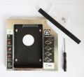 Second Caddy 9mm 9.5mm 12.7mm SSD HDD Universal CD/DVD-ROM 2nd Caddy SATA-III. 