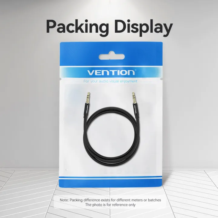 Vention%203.5mm%20AUX%20Cable%20Male%20to%20Male%20Audio%20Cable%20for%20Media%20Player%20MP3%20MP4%20Car%20Black%20Aluminum%20Alloy%20Amplifier%20Headphone%20Speaker%203.5mm%20jack%20Hi-Fi%201m%201.5m%202m%203m%205m%20-%20Image%208