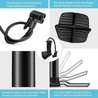 Agltp%20Bike%20Pump,%20Mini%20Bike%20Floor%20Pump%20Compact%20Mini%20Portable%20Bicycle%20Foot%20Pump%20Compatible%20with%20Presta%20and%20Schrader%20Valve%20Portable%20Bicycle%20Pump,Aluminum%20Alloy%20Floor%20Bicycle%20Pump%20-%20Image%202