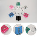 Digit Push Button Password Lock Chrome Plated Anti-theft Combination Padlock Push Password Locking Mechanism for Locker etc. 