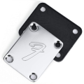 1Set 70S 4-Bolt Guitar Neck Plate Neckplate With Screws Reinforced Neck Plastic Back Plate (Gold). 