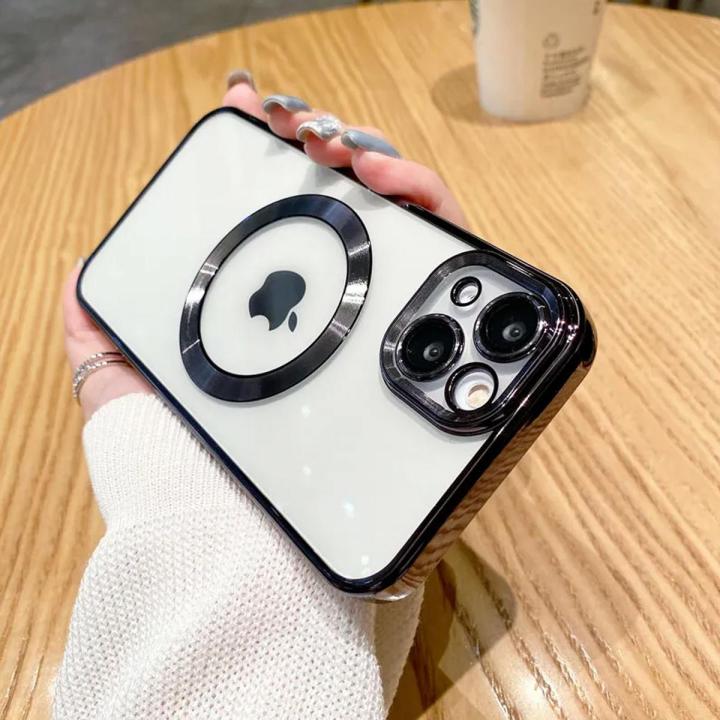 Magsafe%20Magnetic%20Wireless%20Charger%20Phone%20Case%20Build-in%20Lens%20Camera%20Protetion%20Soft%20Clear%20Casing%20Transparent%20Silicone%20Back%20Cover%20for%20iPhone%206%20/%206s%20/%207%20/%208%20/%20Plus%20/%20X%20XS%20XR%2011%2012%2013%2014%20Pro%20Max%20SE%202020%20-%20Image%204