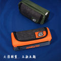 Deli Pencil Case Naruto Version Stationery Box for Boys Large Capacity Simple Canvas Two-Layer Multifunctional Pencil Bag. 