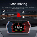 Car Heads Up Display, Car Smart Obd2 Gauge Display, Gps Speedometer with Vehicle Speed, Rpm, Fuel Consumption Voltage. 